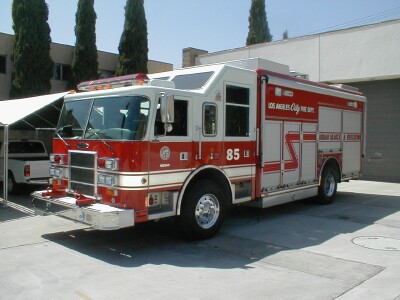 Fire Station 85's Urban Search and Rescue (USAR) rig.